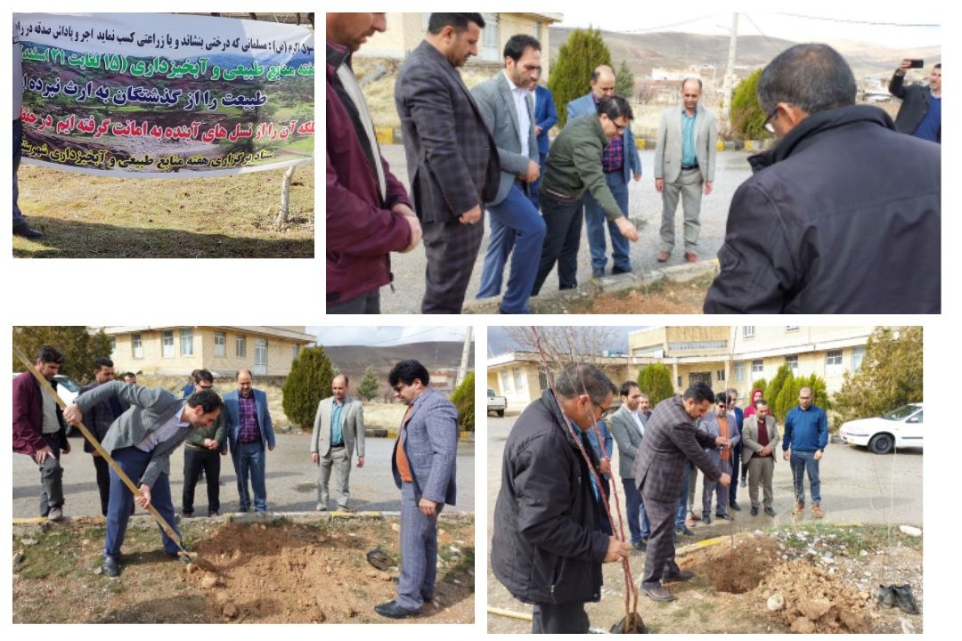 برگزاری روز درخت کاری در شهر هفت‌چشمه