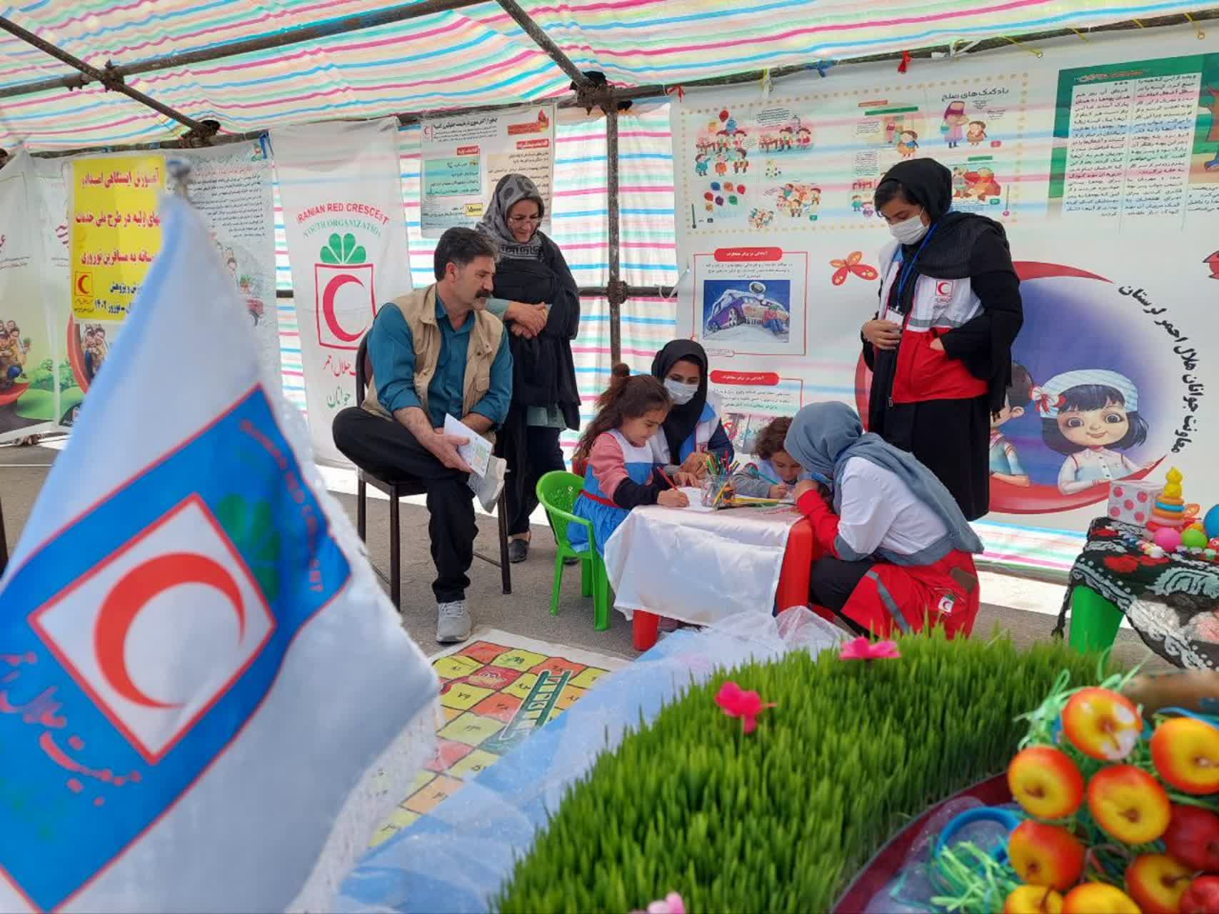 خدمت رسانی به مسافرین نوروزی در دلفان