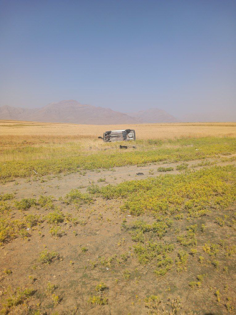 یک کشته در واژگونی خودرو سواری در شهرستان دلفان