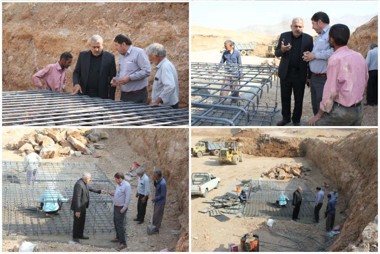 بازدید شهردار نورآباد از روند اجرایی پروژه خط دوم کارخانه تولید شن و ماسه